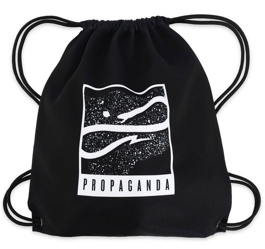  Propaganda Zaino Drust Drawstring Bag Black Unisex Nero