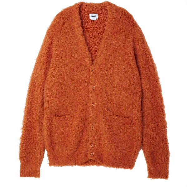 Obey maglione Patron Cardigan ginger