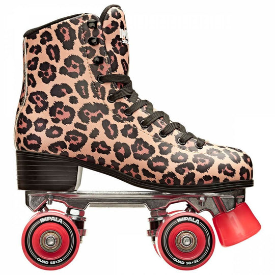  Impala Pattini A Rotelle Quad Skate Leopard Donna Multicolore