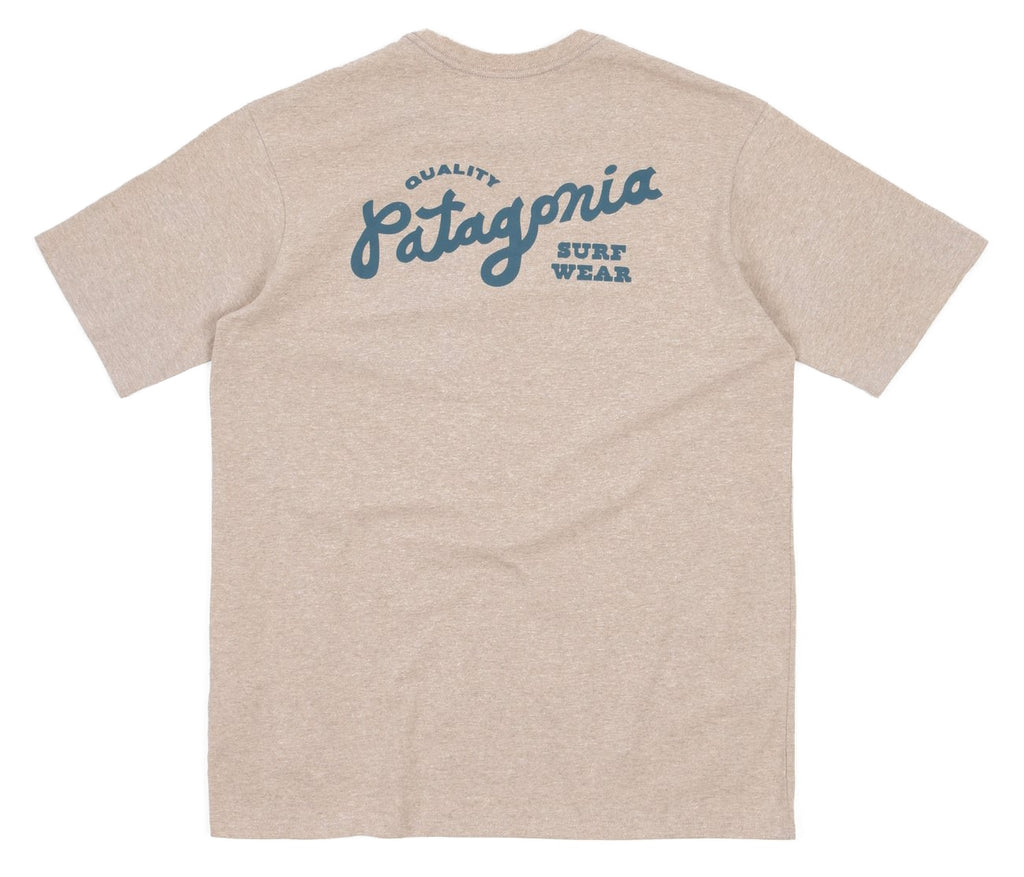  Patagonia T-shirt M's Quality Surf Pocket Responsibili Tee Shroom Taupe Beige Uomo - 1