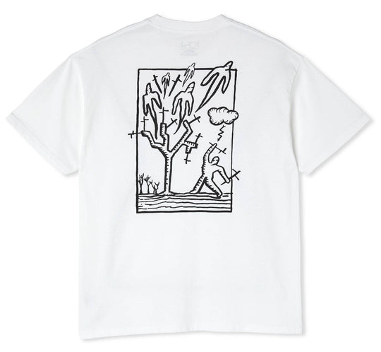  Polar Skate Co. T-shirt Heaven Tee White Uomo Bianco