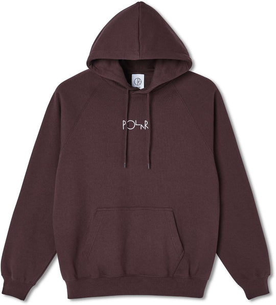  Polar Skate Co. Felpa Default Hoodie Bordeaux Uomo Rosso