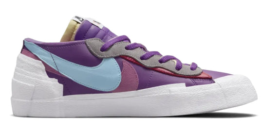  Nike Blazer Low Sacai Kaws Shoes Purple Dusk Special_unisex Viola