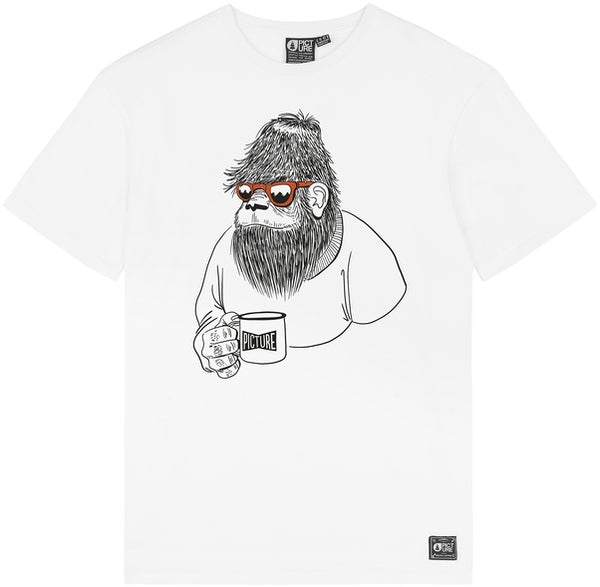 Picture t-shirt Gorilla tee white