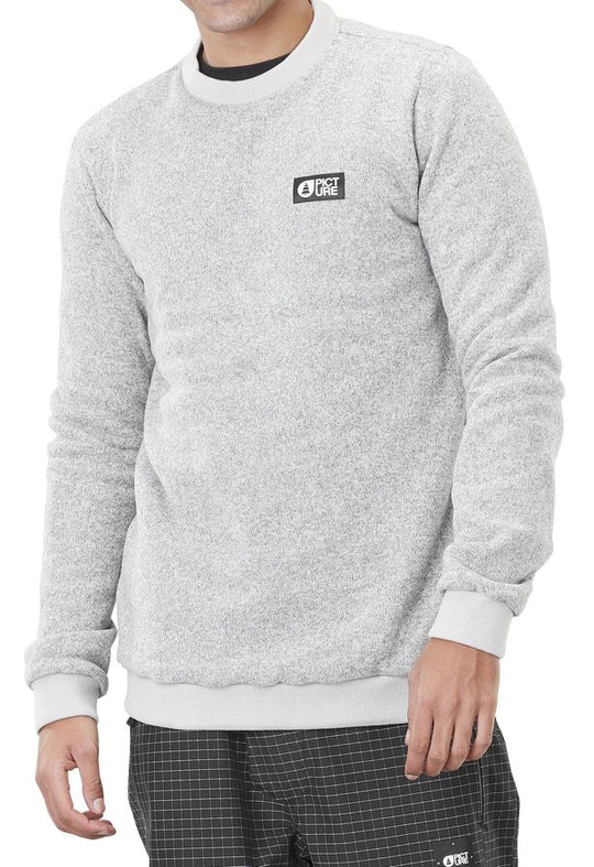  Picture Felpa Tofu Sweater Grey Melange Uomo Bianco