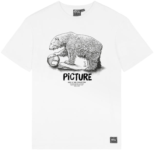 Picture t-shirt D&S Bear Tee white