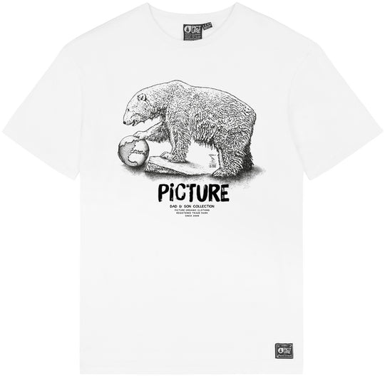  Picture T-shirt D&s Bear Tee White Uomo Bianco