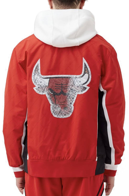 Mitchell & Ness Giacca 75th Anniversary Warm Up Jacket Chicago Bulls Red Mitchell E Ness Uomo Rosso