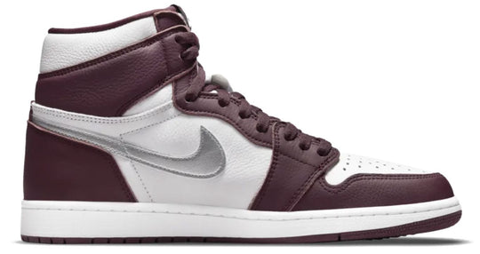  Jordan 1 Retro High Og Shoes Bordeaux Uomo Rosso
