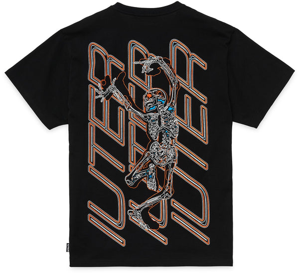 Iuter t-shirt Skeleton Tee black