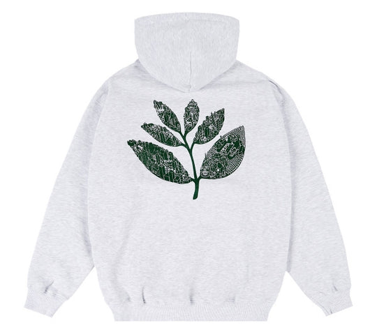  Magenta Skateboards Felpa Plant City Hoodie Ash Uomo Grigio