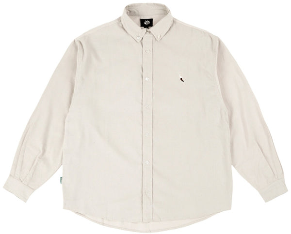 Magenta Skateboards camicia PWS Shirt Cord Off White