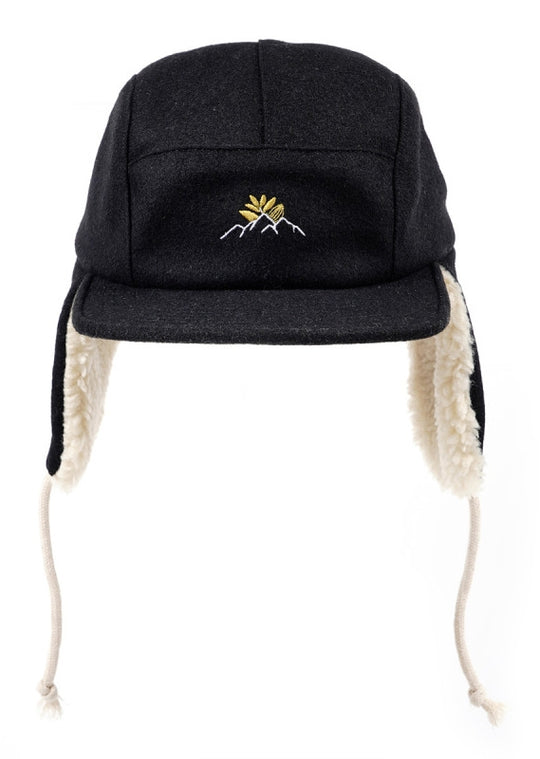  Magenta Skateboards Cappello Mtn Flaps 5p Black Uomo Nero