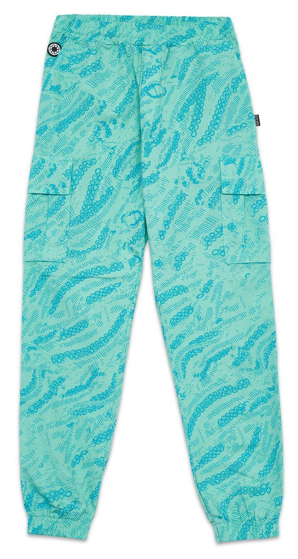 Octopus pantaloni Deco Cargo Jogger acquamarin