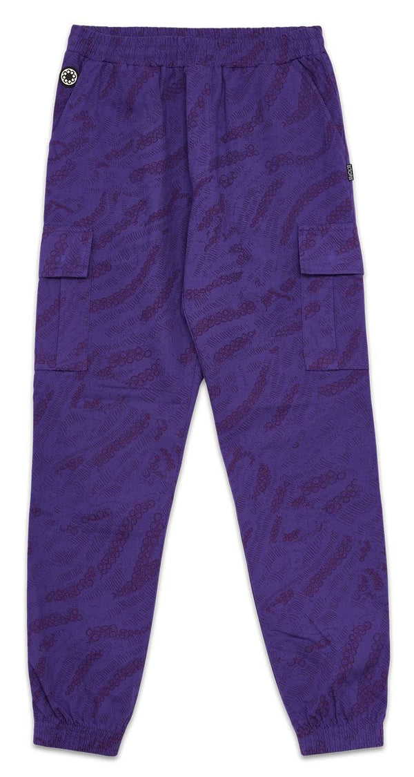 Octopus pantaloni Deco Cargo Jogger purple