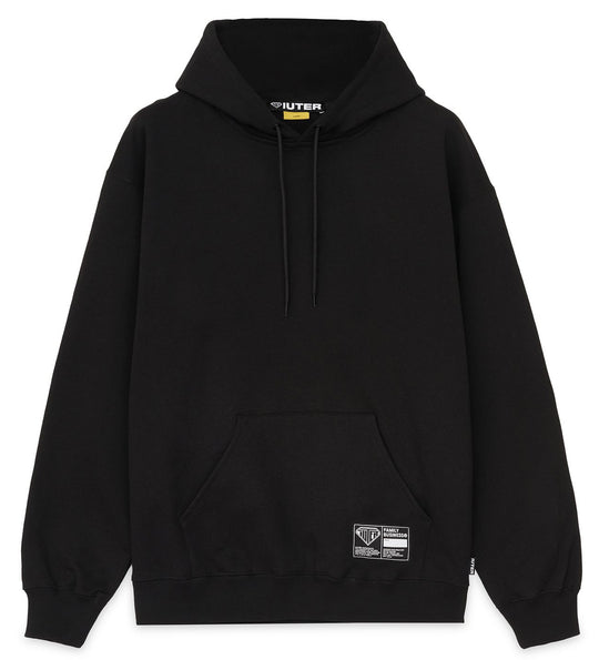  Iuter Felpa Family Business Hoodie Black Uomo Nero