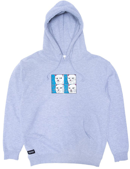  Ripndip Felpa Memory Bank Hoodie Ash Heather Uomo Grigio