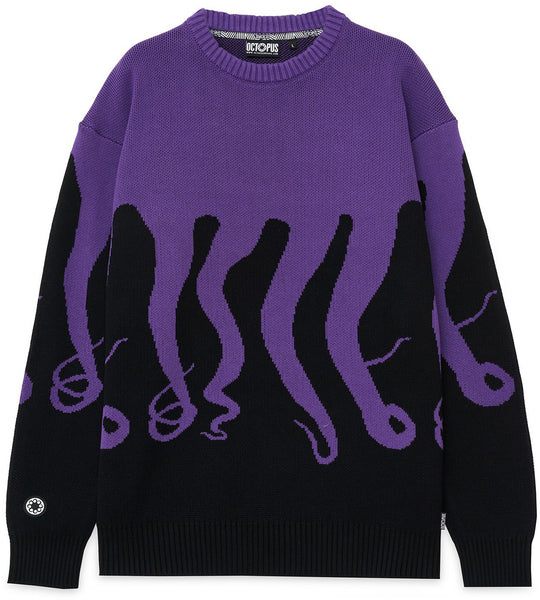 Octopus Maglione Original Jumper Black Uomo Nero