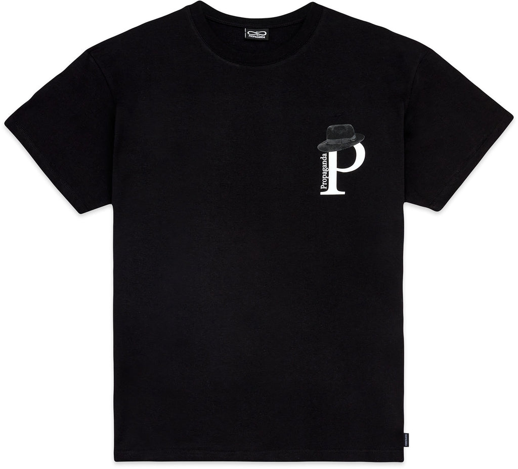  Propaganda T-shirt Parrino Tee Black Nero Uomo - 2