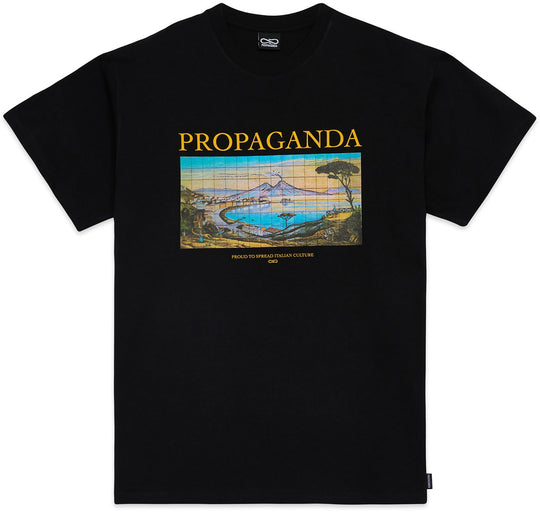  Propaganda T-shirt Parthenope Tee Black Uomo Nero