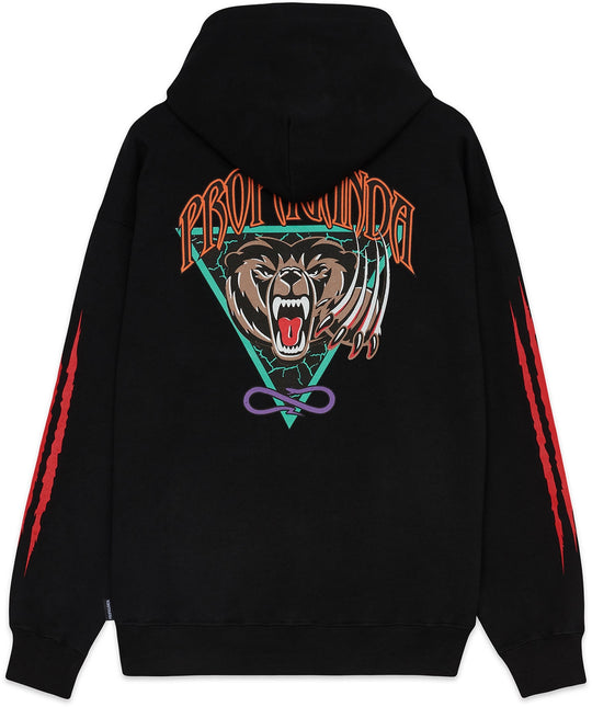  Propaganda Felpa Grizzly Hoodie Black Uomo Nero