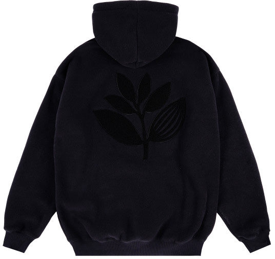  Magenta Skateboards Felpa Fleece Terry Mix Hoodie Black Uomo Nero