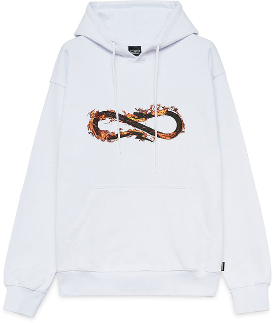  Propaganda Felpa Logo Fire White Uomo Bianco