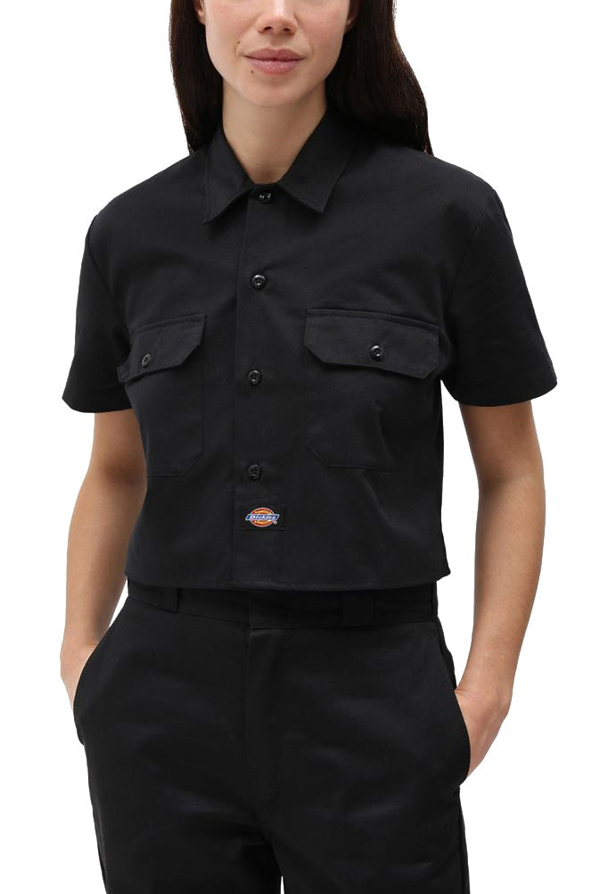 Dickies Camicia Work Shirt Ss W Black Nero Donna - 1