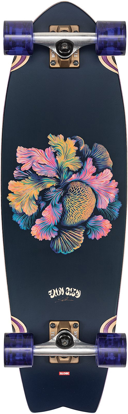  Globe Skateboard Cruiser Sun City Coralun Special_unisex Nero