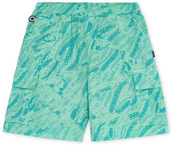 Octopus short Deco Cargo Jogger acquamarin