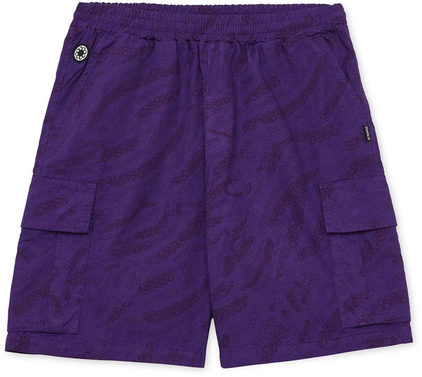 Octopus short Deco Cargo Jogger purple