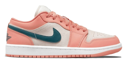  Jordan 1 Low Shoes Light Madder Root W Donna Rosa