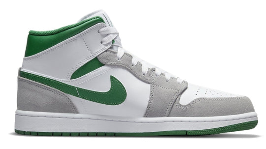  Jordan 1 Mid Se Shoes Grey Green Uomo Verde