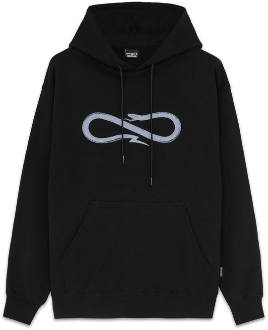  Propaganda Felpa Logo Hoodie Black Uomo Nero