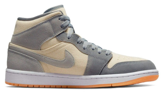  Jordan 1 Mid Se Coconut Milk Particle Grey Uomo Grigio