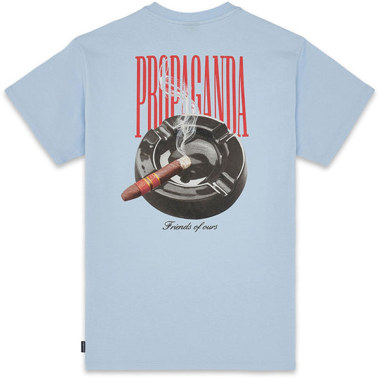  Propaganda T-shirt Cigar Tee Sky Blue Uomo