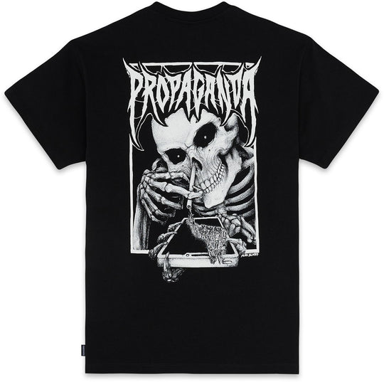  Propaganda T-shirt Straw Tee Black Uomo Nero
