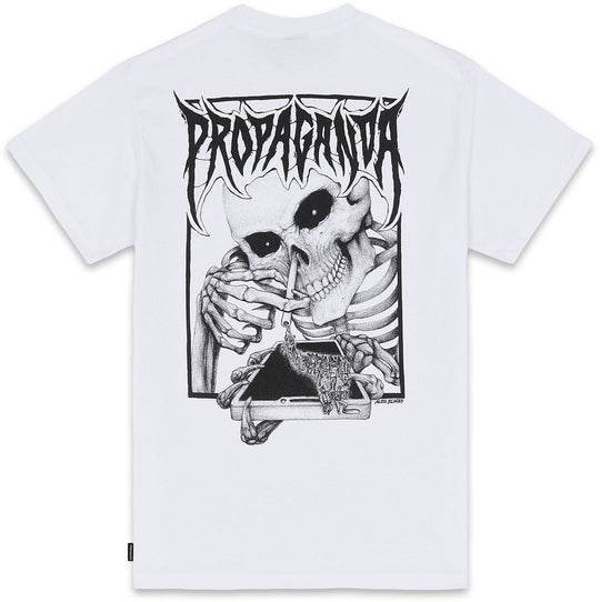  Propaganda T-shirt Straw Tee White Uomo Bianco