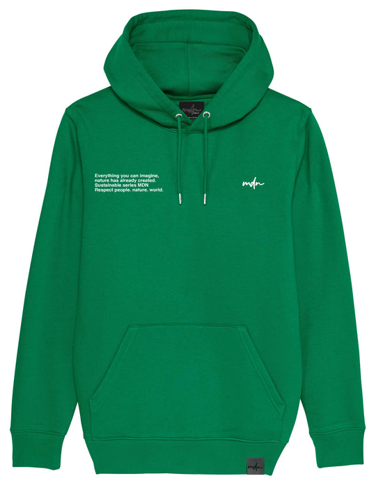  Mdn Felpa Nature Sustainable Fresh Green Uomo Verde