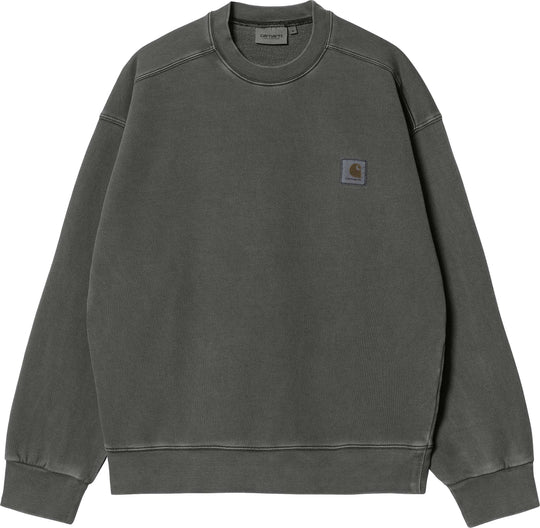 Carhartt Wip Felpa Nelson Sweat Black Uomo Nero