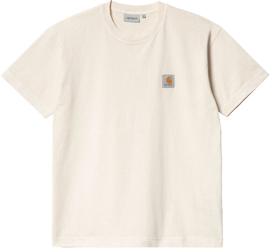  Carhartt Wip T-shirt S/s Nelson Natural Uomo Bianco