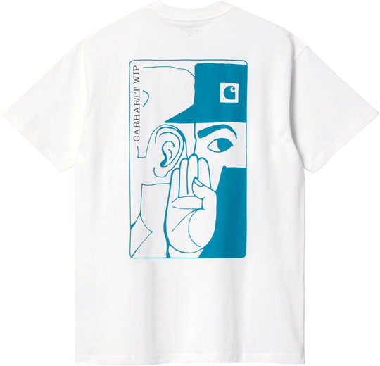  Carhartt Wip T-shirt S/s Whisper White Uomo Bianco