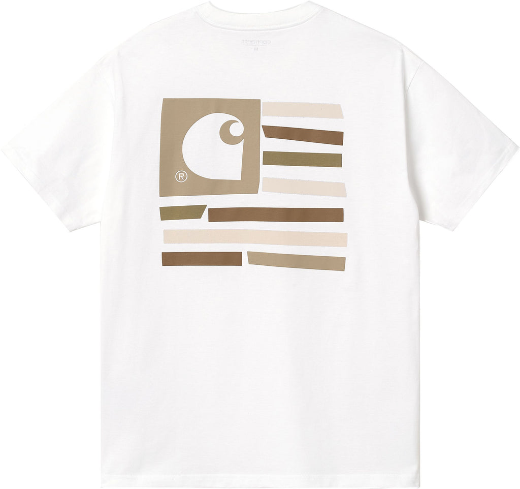  Carhartt Wip T-shirt S/s Medley State White Bianco Uomo - 1