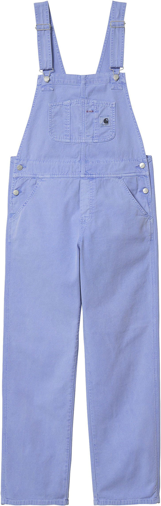  Carhartt Wip Salopette W' Bib Overall Straight Icy Water Donna Blu