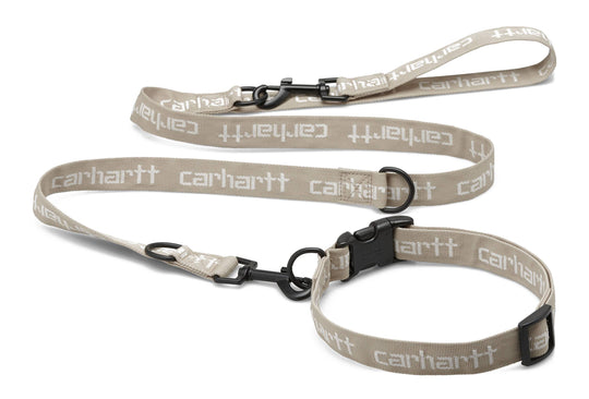  Carhartt Wip Guizaglio E Collare Script Dog Leash & Collar Wall Wax Special_unisex Beige