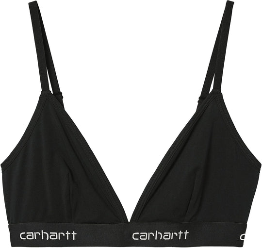  Carhartt Wip Top W' Script Triangle Bra Black Donna Nero