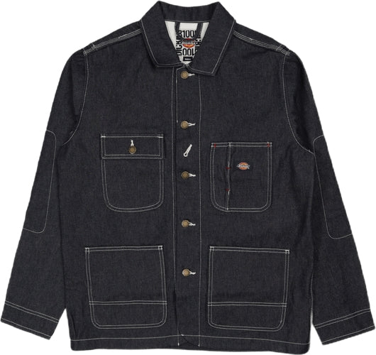  Dickies Giacca Denim 100 Chore Raw Uomo Blue