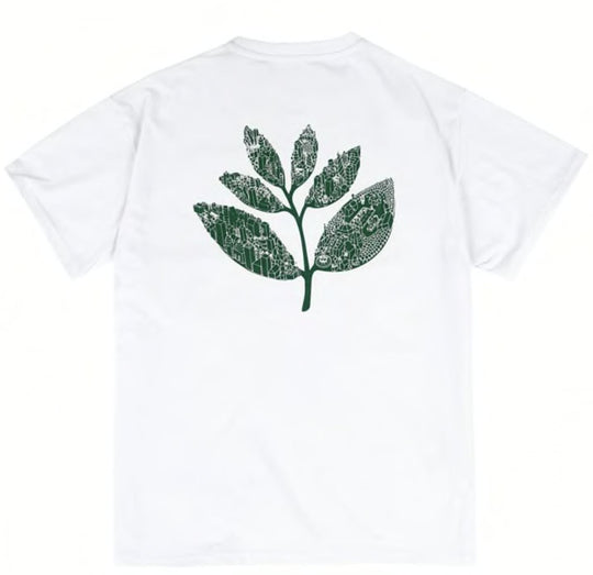  Magenta T-shirt Plant City Tee White Magenta Skateboards Uomo Bianco