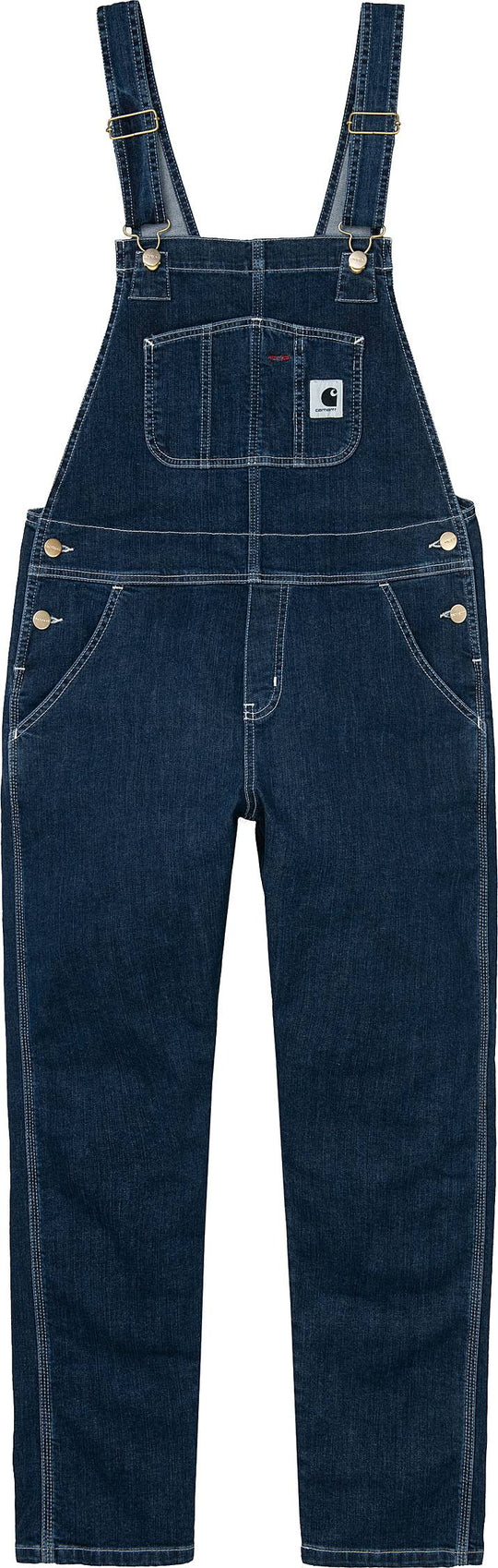  Carhartt Wip Salopette W' Bib Overall Blue Stone Donna