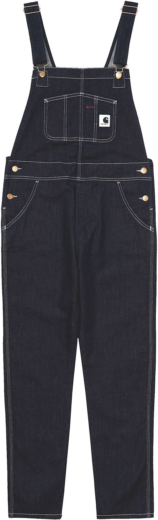  Carhartt Wip Salopette W' Bib Overall Blue Rinsed Donna